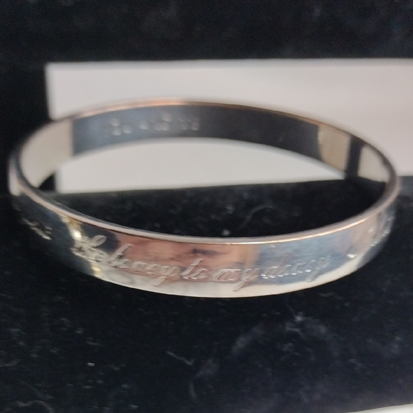 Kate Spade Silver Bangle Bracelet YOU AND ME - Picture 5 of 11